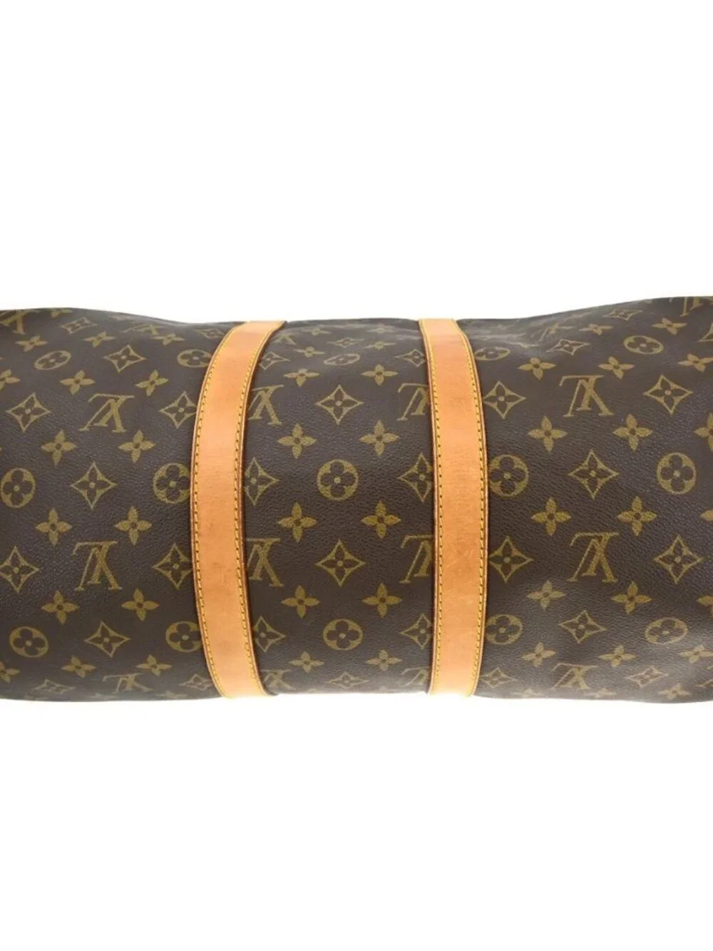 Best02 LOUIS VUITTON KEEPALL 45 DUFFLE HANDBAG MONOGRAM